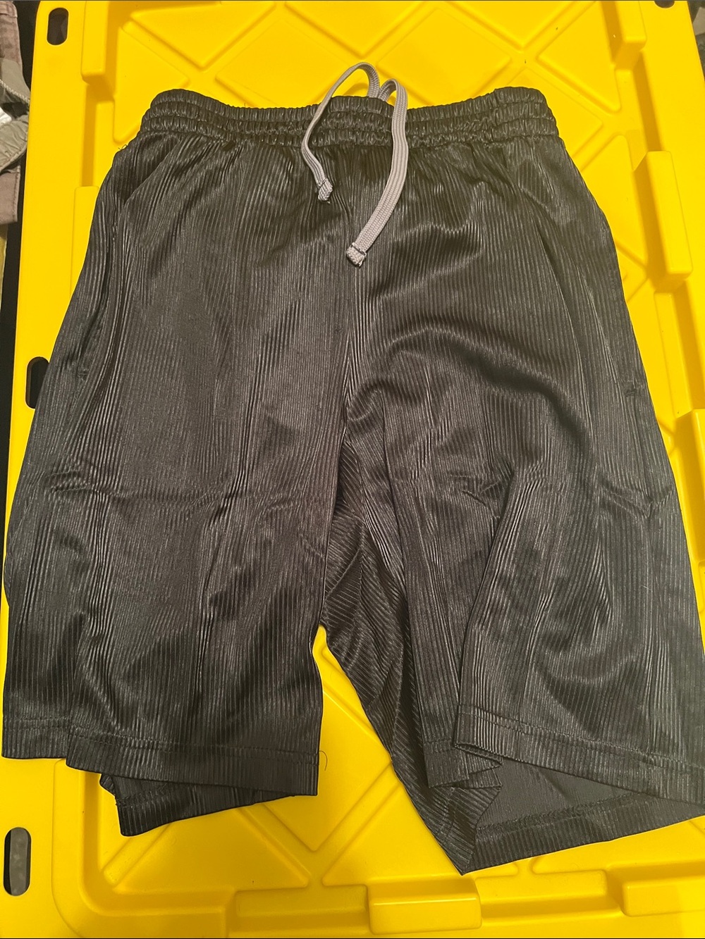 STARTER Men's Black Athletic Drawcord Shorts